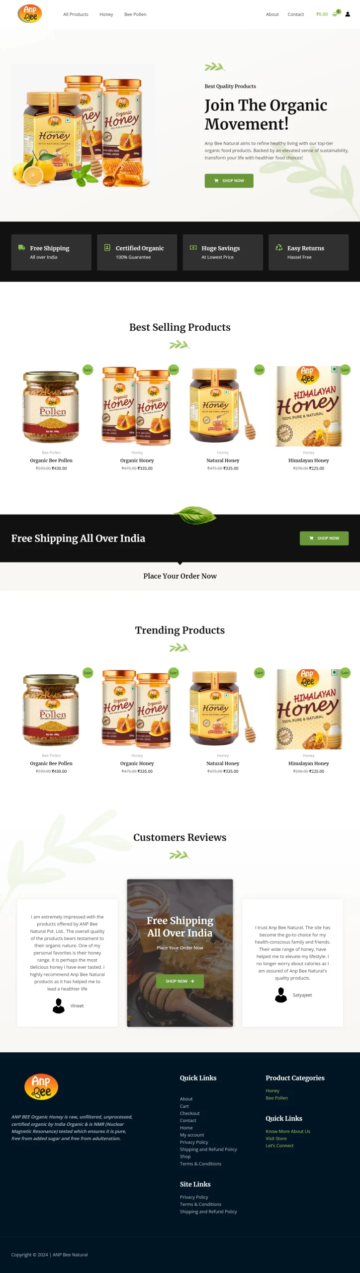 E-Commerce store development